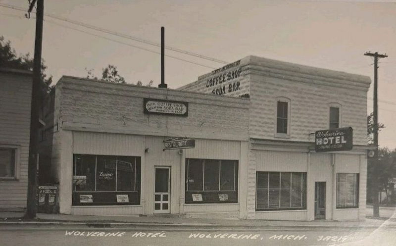 Torrey Tavern (Wolverine Hotel) - Vintage Postcard (newer photo)